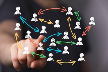 Ağ, Bağlantı, İnsanlar, Takım Çalışması, İşbirliği, İş, İletişim, Strateji, Global, Ağ, Ekip, Sosyal, Büyüme, Başarı, I