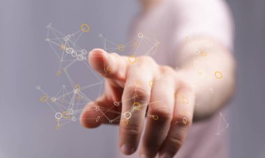 Ağ Bağlantısı Dijital Verisine El Gösterimi