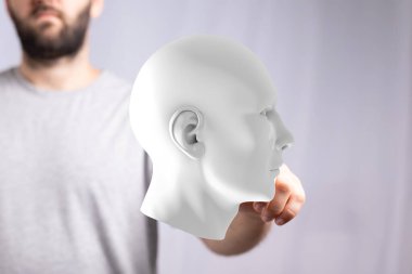 3B İnsan Başı Modeli ile Etkileşim