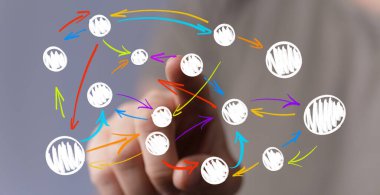 Fikirler Bağlanıyor: Ağ Büyüme Stratejisi Görsel