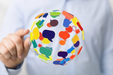 Dijital İletişim Konuşması Dünya Ağ Oluşturma Kavramı