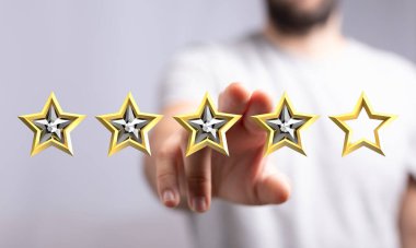 Değerlendirme ve geri bildirim için El Gösterimi Üç Altın Yıldız