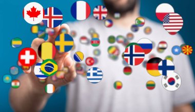 Dünya Bayraklarına Dokunma Küresel Birlik ve Kültürlerin Kavramsallaşması