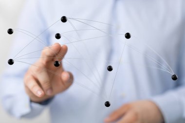 Global Ağ Bağlantısı Teknolojisi Konsepti