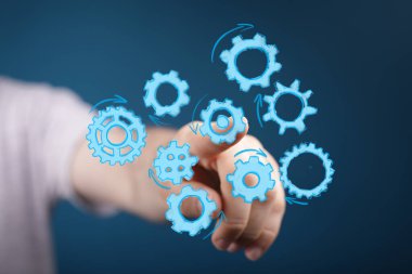 Birbirine Bağlı Dişlilere El Gösterimi: Takım Çalışması Kavramı