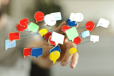İletişim ve Fikirler İçin Konuşma Baloncuklarına Uzanıyor