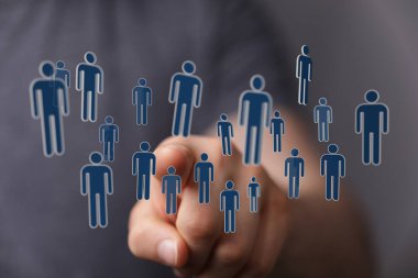 Dijital İnsan Ağı: Sanal İnsan Simgelerine Dokunmak