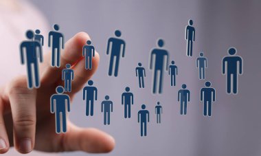 Dijital İnsan Ağı Bağlantısı Takım Çalışmasını ve İşbirliğini Sembolize Ediyor