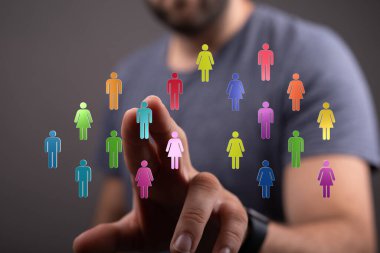 Dijital Dokunuş İnsanları Bağlıyor: Ağ, Takım Çalışması, Sosyal Medya, Çeşitlilik