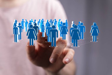 Bağlı Halk Topluluğu: Dijital Sosyal Ağ Sembolize Edildi