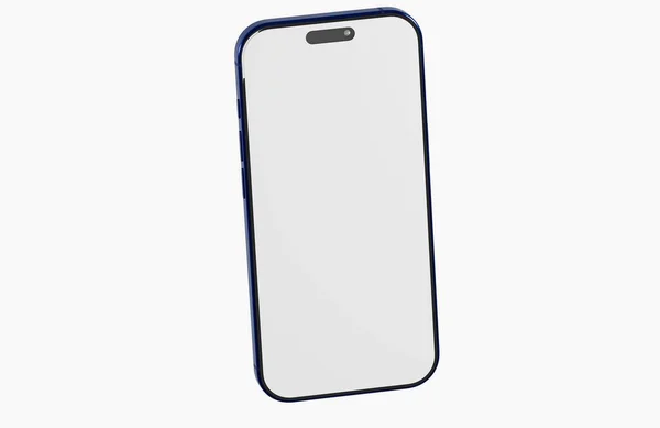 Modern smartphone blank screen template mockup technology design