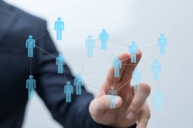 Dijital Ağ Bağlantısı ve Modern İletişim Konsepti