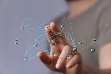 Global Ağ Bağlantısı El Dijital Teknolojisi