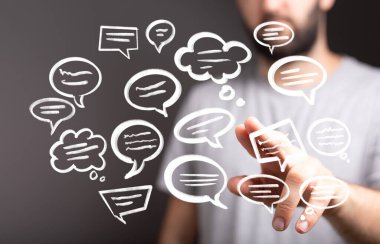 Yüzen Sohbet Baloncuklarıyla Etkileşim: İletişim Konsepti