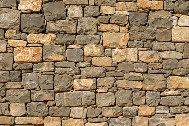 Kırsal Kahverengi ve Gri Taş Duvar dokusu