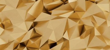 Soyut Altın Geometrik Arkaplan