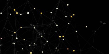 Soyut Ağ Bağlantısı Çizgileri