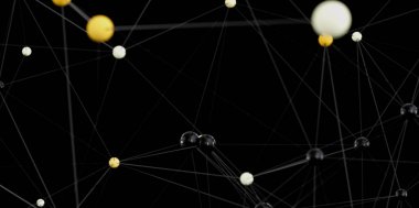 Soyut Ağ Bağlantısı Çizgileri