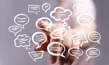 Etkileşimli İletişim: Konuşma Baloncuklarına El Gösterimi