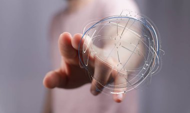 Geleceğe Ulaşmak: Eldeki Kavramsal Dijital Küre