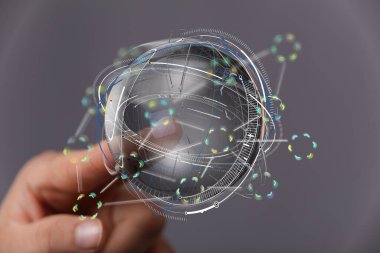 Global Ağ Bağlantısı Teknolojisi Konsepti