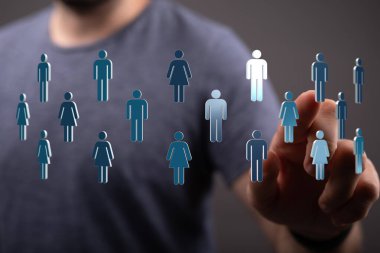 Dijital ağ insan ilişkileri, iş takım çalışması ve ortaklık kavramı