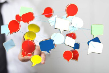 Küresel İletişim Ağı: Bağlı Konuşma Baloncukları