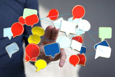 Küresel İletişim Ağı: Bağlı Konuşma Baloncukları