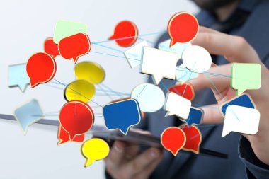 Küresel İletişim Ağı: Bağlı Konuşma Baloncukları