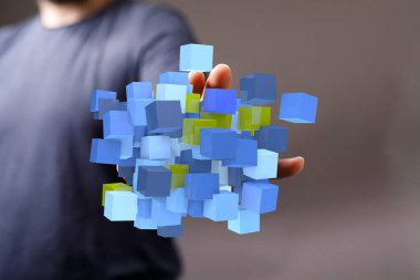 El Tutma Mavi ve Yeşil Küpler, Veri Kavramı