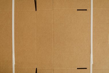 Kayış desenli kahverengi karton kutu