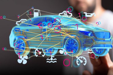 Bağlantılı Aracın Tanımlayıcı Etkileşimli 3D Modeli