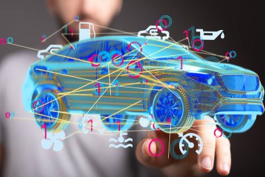 Teşhis ve Veri Ağı ile Dijital Araba Modeli