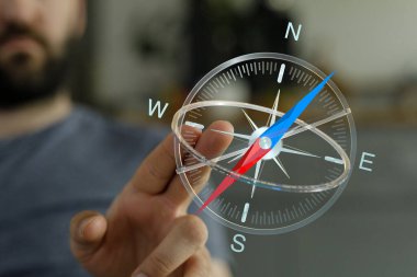 Seyahat ya da İş İçin Kavramsal Pusula Yönlendirmesi