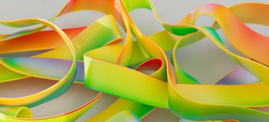 Soyut renkli arka plan şerit