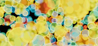 soyut renkli baloncuklar arka plan