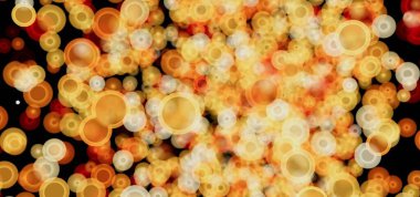 soyut turuncu kabarcıklar arka plan