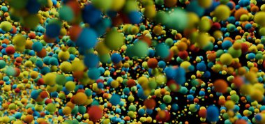 Renkli Soyut Küre Arkaplanı