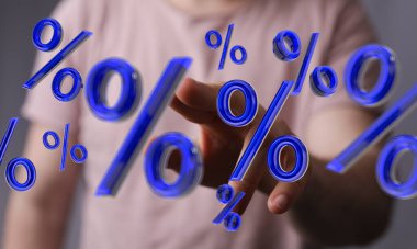 Etkileşimli Yüzdelik Sembolleri: Finans, İndirim, Satış