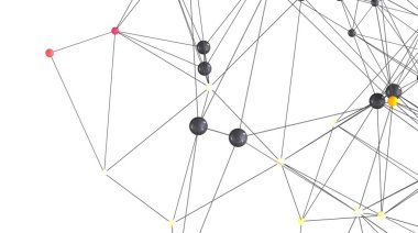 Soyut Ağ Bağlantısı Çizgileri