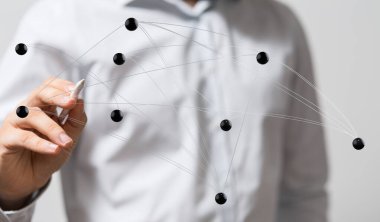 İşadamı Ağ Planlama Stratejisi Bağlantısı