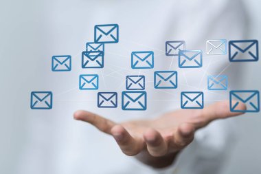 Genel E- posta Ağ Bağlantısı Konsepti