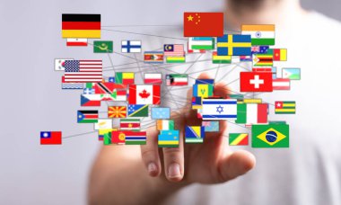 Küresel Bayraklara Elle Dokunma, Uluslararası İletişim ve Bağlantıyı Temsil Etme