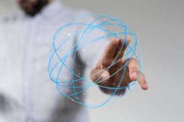 Global Ağ Bağlantısı Teknolojisi Konsepti