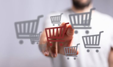 Çevrimiçi Alışveriş Aracı Seçimi: El ile dokunma seçenekleri olan seçim