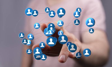 İletişimle Bağlı Kişilerin Dijital Ağı