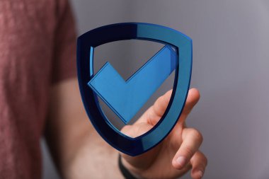 Koruma kavramı için işaretli dijital güvenlik kalkanı