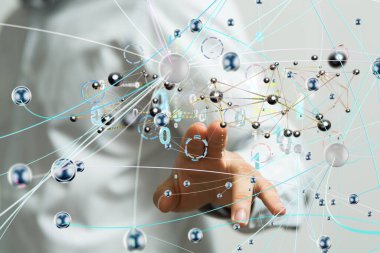 iletişim ağı dijital grup bağlantısı