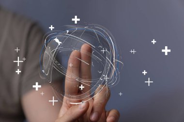 Dijital Dünya 'ya Dokunmak: Elle Küresel Ağ Görselleştirmesi ile Etkileşim