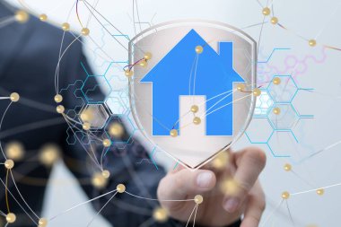 Ev verileri. Parçacıkları ve dijital verileri olan dijital siber uzay